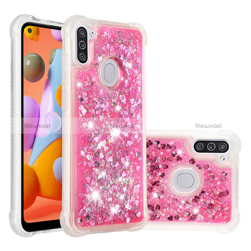Silicone Candy Rubber TPU Bling-Bling Soft Case Cover S01 for Samsung Galaxy A11