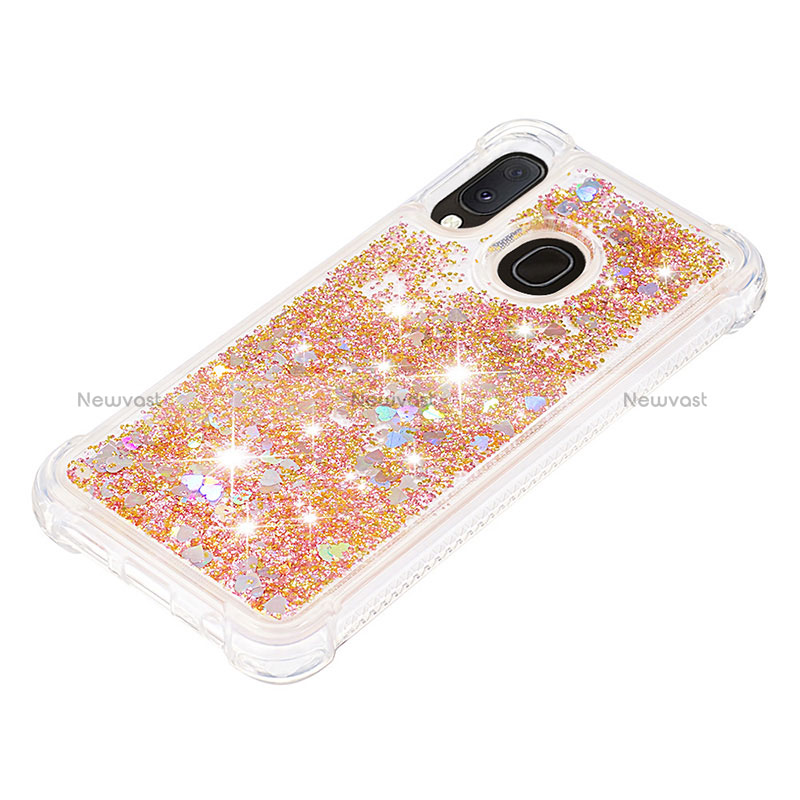 Silicone Candy Rubber TPU Bling-Bling Soft Case Cover S01 for Samsung Galaxy A20e