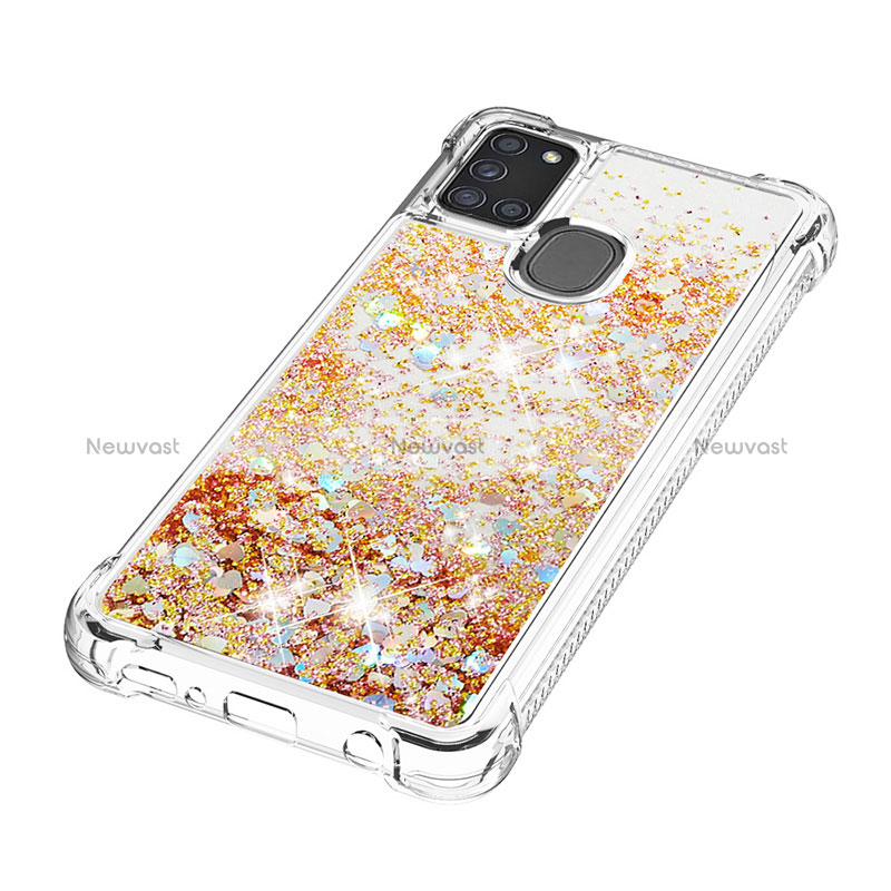 Silicone Candy Rubber TPU Bling-Bling Soft Case Cover S01 for Samsung Galaxy A21s