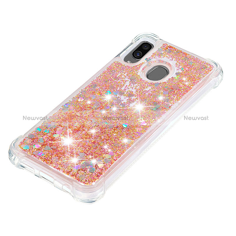 Silicone Candy Rubber TPU Bling-Bling Soft Case Cover S01 for Samsung Galaxy A30