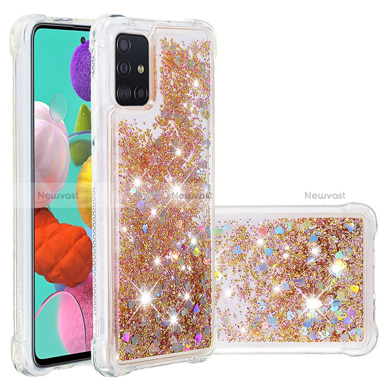 Silicone Candy Rubber TPU Bling-Bling Soft Case Cover S01 for Samsung Galaxy A51 5G