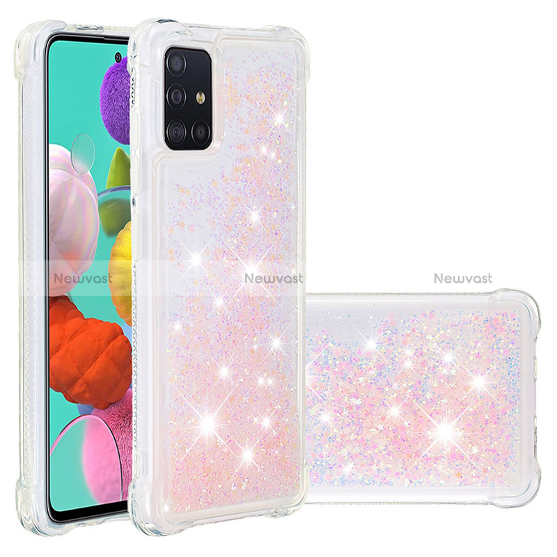 Silicone Candy Rubber TPU Bling-Bling Soft Case Cover S01 for Samsung Galaxy A51 5G