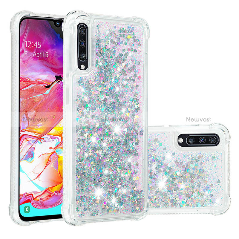 Silicone Candy Rubber TPU Bling-Bling Soft Case Cover S01 for Samsung Galaxy A70