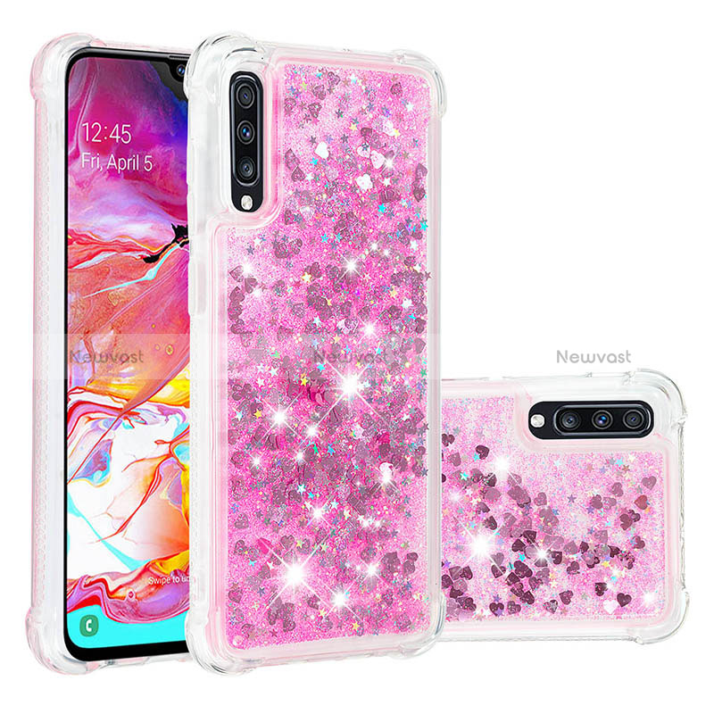 Silicone Candy Rubber TPU Bling-Bling Soft Case Cover S01 for Samsung Galaxy A70S