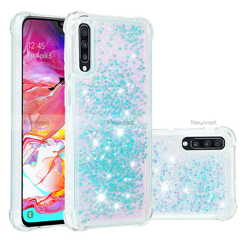 Silicone Candy Rubber TPU Bling-Bling Soft Case Cover S01 for Samsung Galaxy A70S