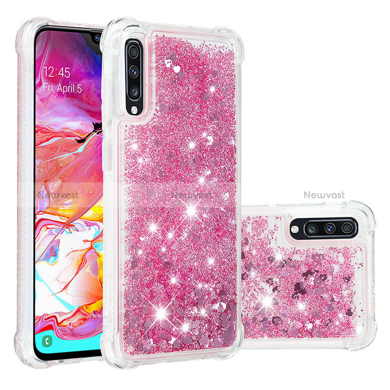 Silicone Candy Rubber TPU Bling-Bling Soft Case Cover S01 for Samsung Galaxy A70S