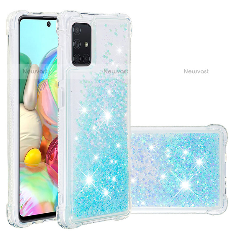 Silicone Candy Rubber TPU Bling-Bling Soft Case Cover S01 for Samsung Galaxy A71 4G A715