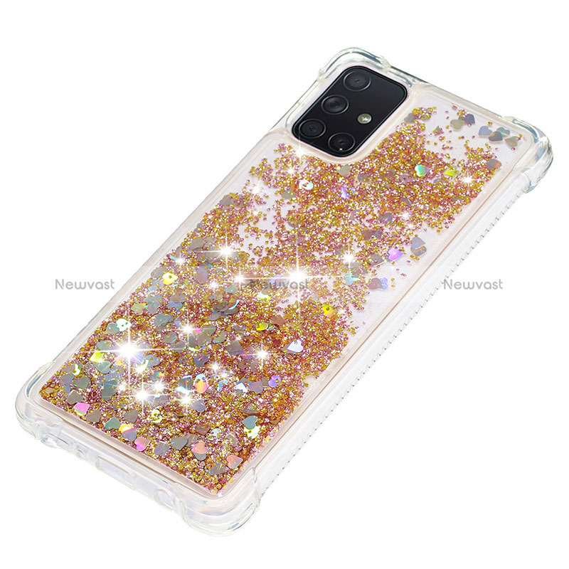 Silicone Candy Rubber TPU Bling-Bling Soft Case Cover S01 for Samsung Galaxy A71 5G