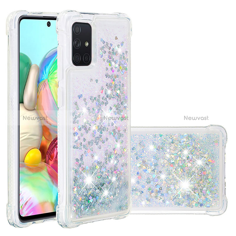 Silicone Candy Rubber TPU Bling-Bling Soft Case Cover S01 for Samsung Galaxy A71 5G