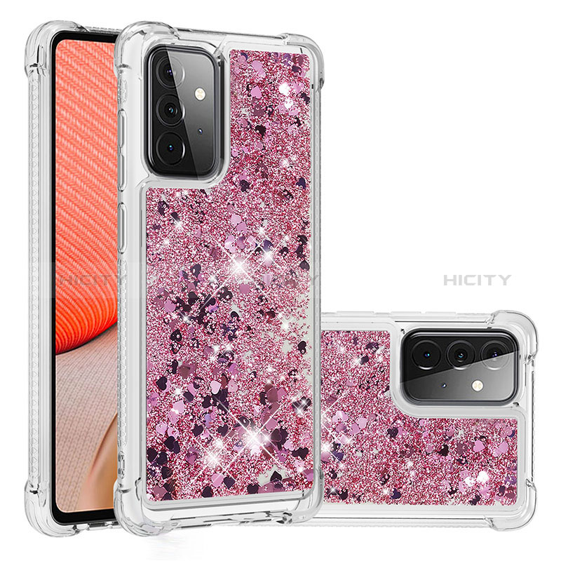 Silicone Candy Rubber TPU Bling-Bling Soft Case Cover S01 for Samsung Galaxy A72 5G