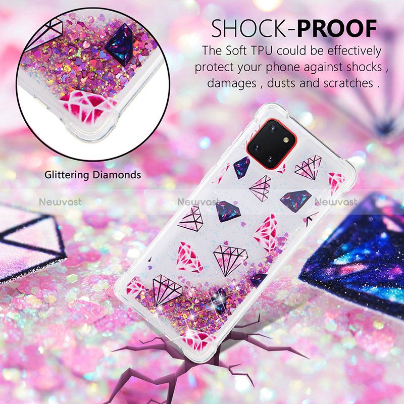 Silicone Candy Rubber TPU Bling-Bling Soft Case Cover S01 for Samsung Galaxy A81