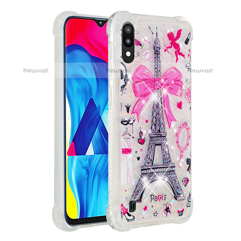Silicone Candy Rubber TPU Bling-Bling Soft Case Cover S01 for Samsung Galaxy M10