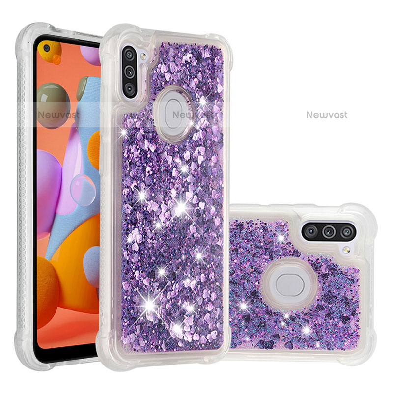 Silicone Candy Rubber TPU Bling-Bling Soft Case Cover S01 for Samsung Galaxy M11