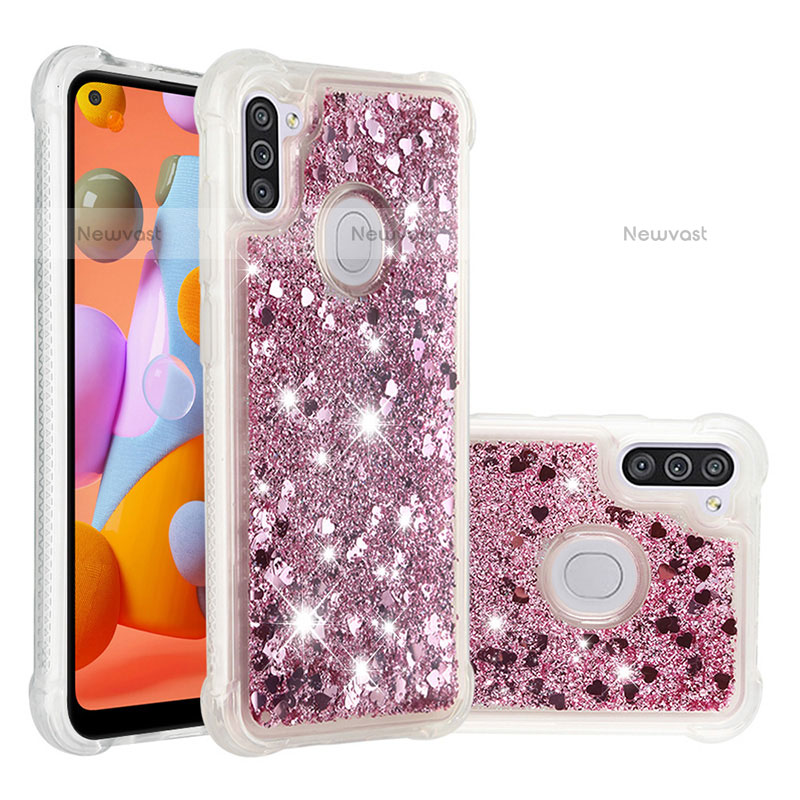 Silicone Candy Rubber TPU Bling-Bling Soft Case Cover S01 for Samsung Galaxy M11