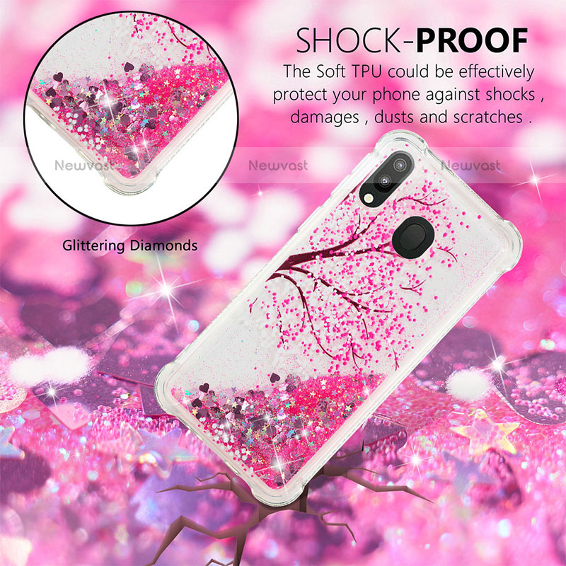 Silicone Candy Rubber TPU Bling-Bling Soft Case Cover S01 for Samsung Galaxy M20