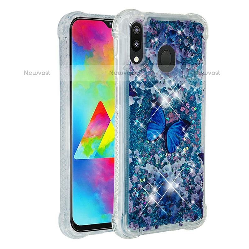 Silicone Candy Rubber TPU Bling-Bling Soft Case Cover S01 for Samsung Galaxy M20