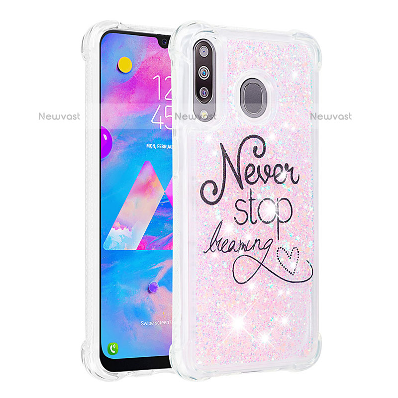 Silicone Candy Rubber TPU Bling-Bling Soft Case Cover S01 for Samsung Galaxy M30