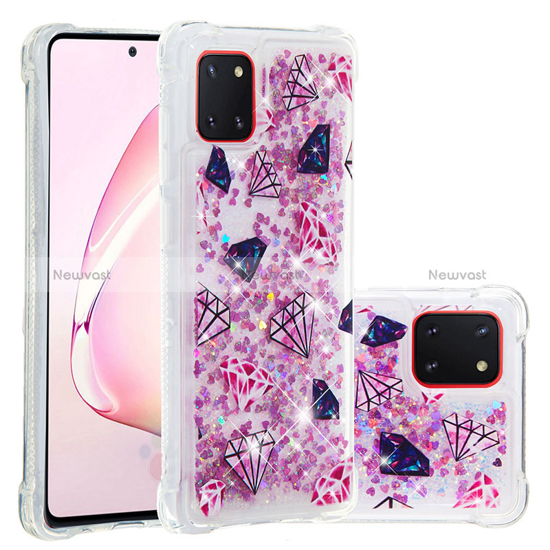 Silicone Candy Rubber TPU Bling-Bling Soft Case Cover S01 for Samsung Galaxy M60s