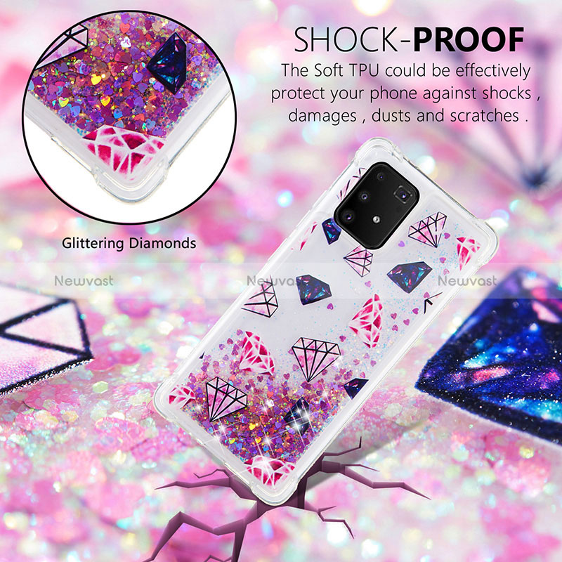 Silicone Candy Rubber TPU Bling-Bling Soft Case Cover S01 for Samsung Galaxy M80S