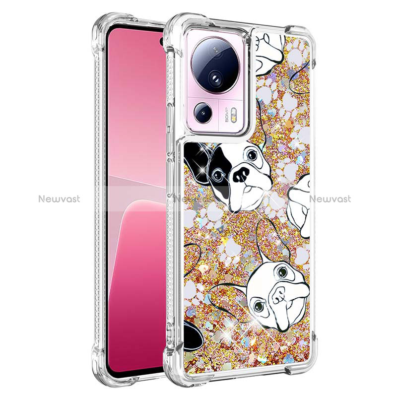 Silicone Candy Rubber TPU Bling-Bling Soft Case Cover S01 for Xiaomi Mi 13 Lite 5G