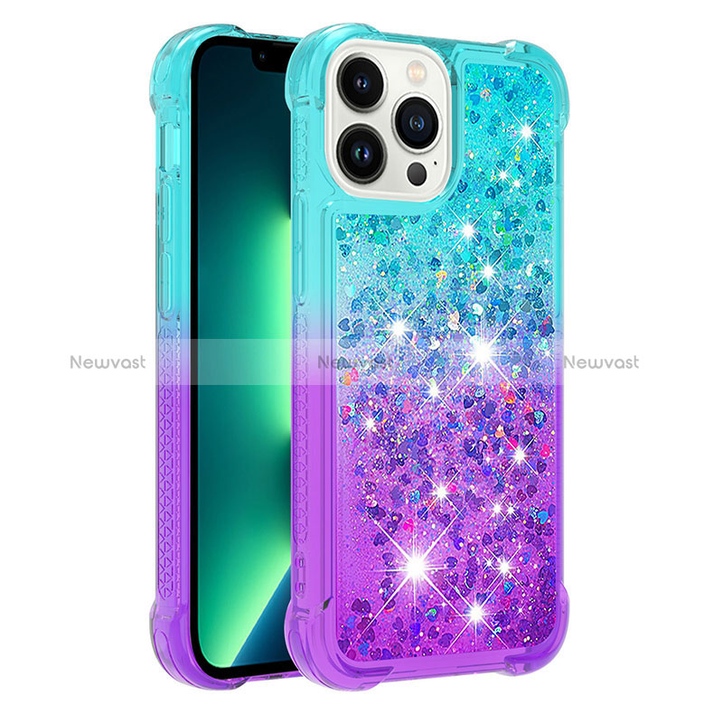 Silicone Candy Rubber TPU Bling-Bling Soft Case Cover S02 for Apple iPhone 13 Pro Max