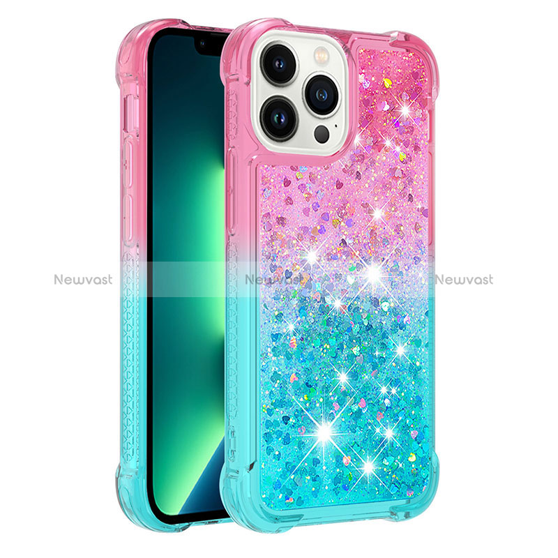 Silicone Candy Rubber TPU Bling-Bling Soft Case Cover S02 for Apple iPhone 13 Pro Max