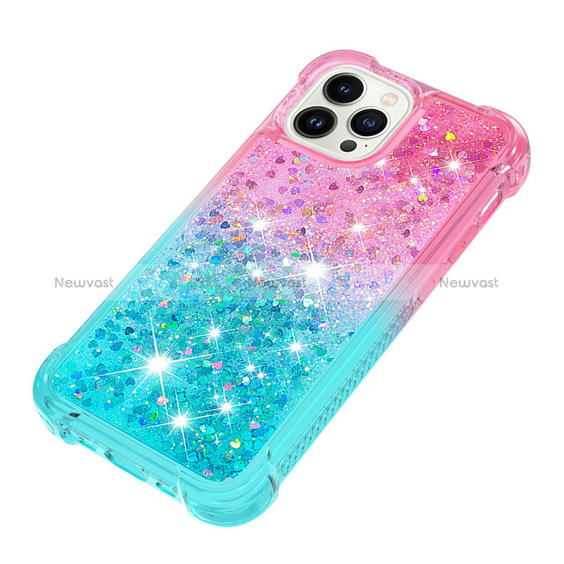 Silicone Candy Rubber TPU Bling-Bling Soft Case Cover S02 for Apple iPhone 14 Pro