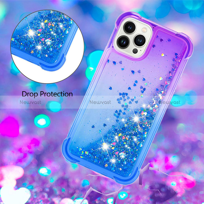 Silicone Candy Rubber TPU Bling-Bling Soft Case Cover S02 for Apple iPhone 14 Pro