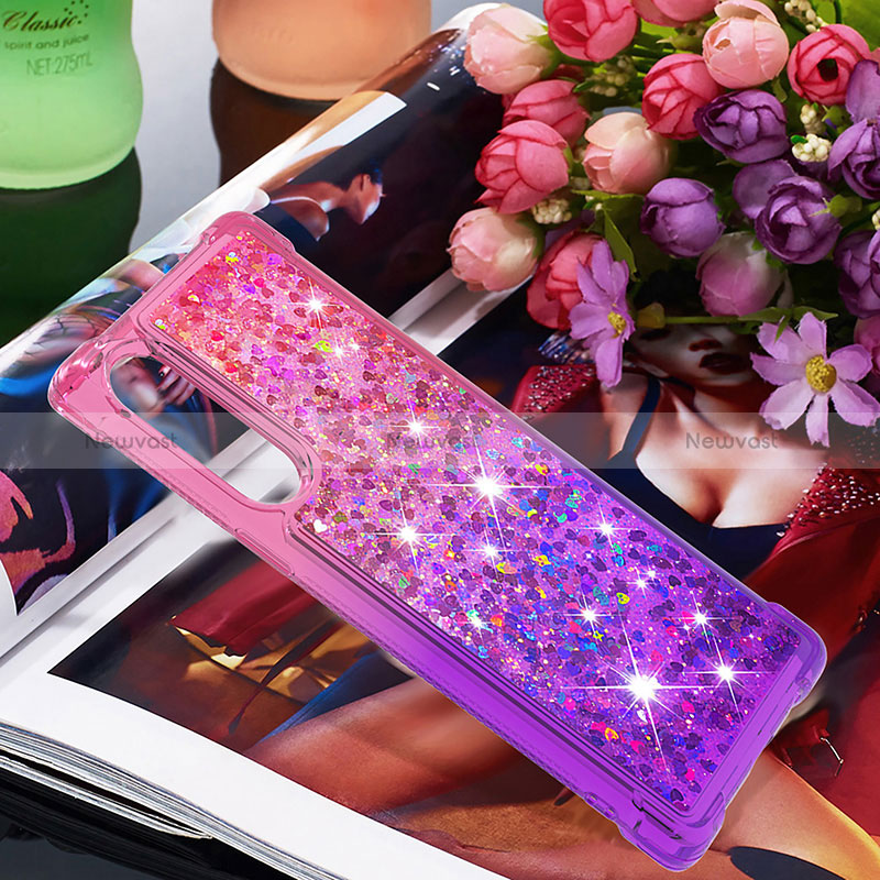 Silicone Candy Rubber TPU Bling-Bling Soft Case Cover S02 for LG Velvet 4G