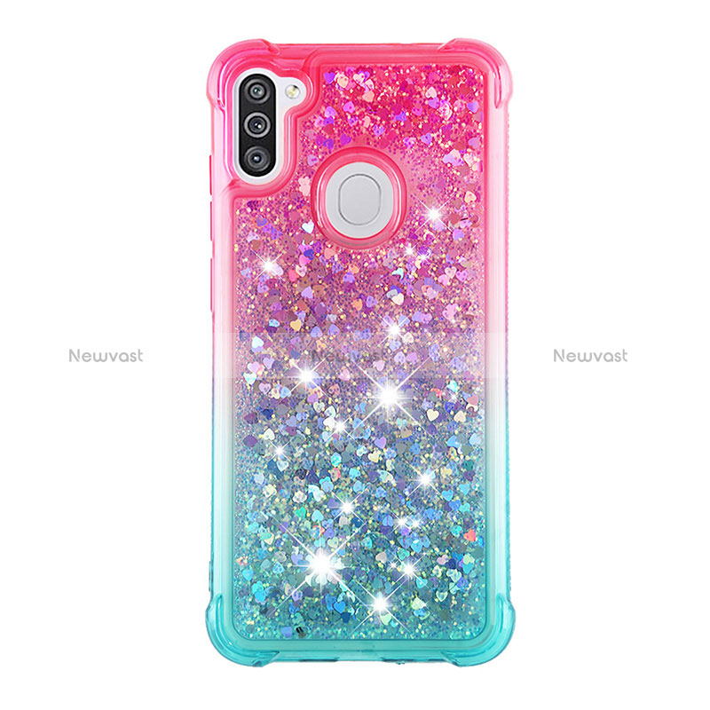 Silicone Candy Rubber TPU Bling-Bling Soft Case Cover S02 for Samsung Galaxy A11