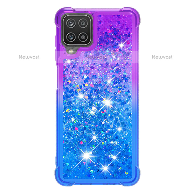 Silicone Candy Rubber TPU Bling-Bling Soft Case Cover S02 for Samsung Galaxy A12
