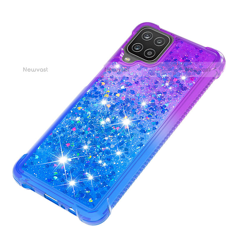 Silicone Candy Rubber TPU Bling-Bling Soft Case Cover S02 for Samsung Galaxy A12