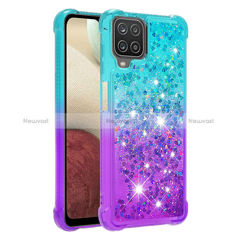 Silicone Candy Rubber TPU Bling-Bling Soft Case Cover S02 for Samsung Galaxy A12 Nacho