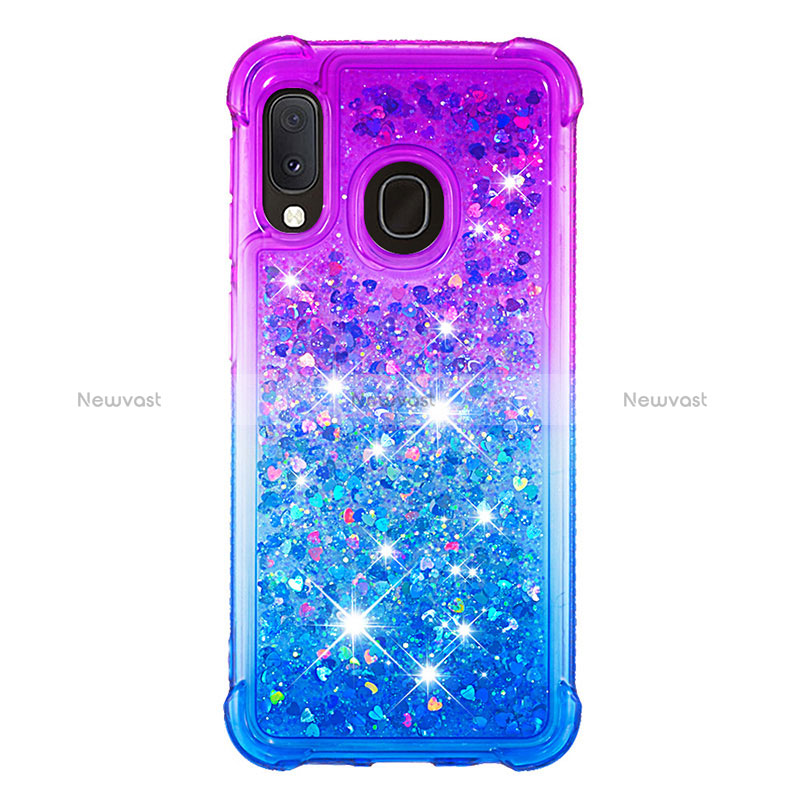 Silicone Candy Rubber TPU Bling-Bling Soft Case Cover S02 for Samsung Galaxy A20e
