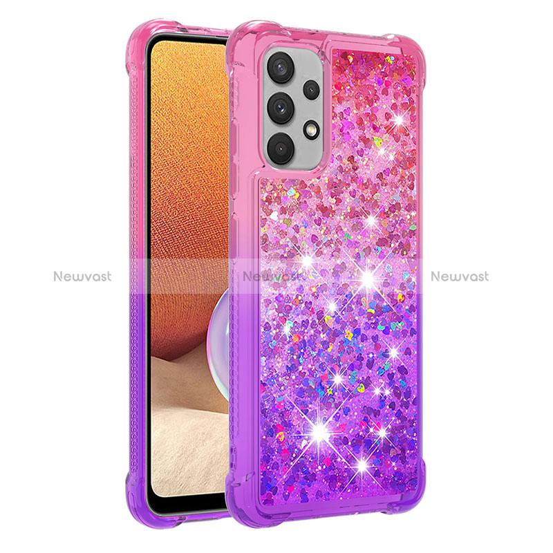 Silicone Candy Rubber TPU Bling-Bling Soft Case Cover S02 for Samsung Galaxy A32 5G