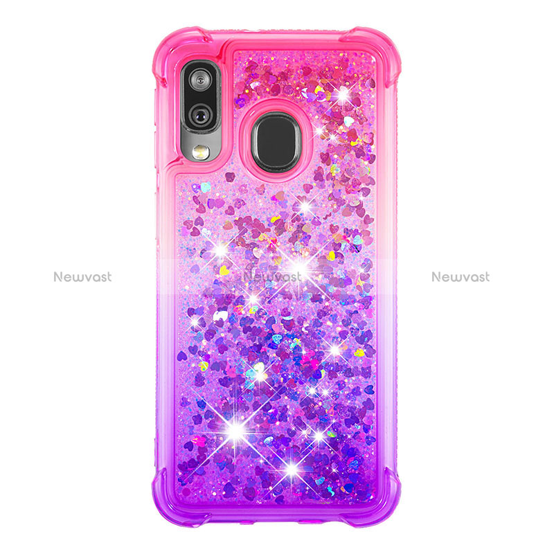 Silicone Candy Rubber TPU Bling-Bling Soft Case Cover S02 for Samsung Galaxy A40