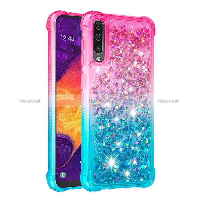 Silicone Candy Rubber TPU Bling-Bling Soft Case Cover S02 for Samsung Galaxy A50