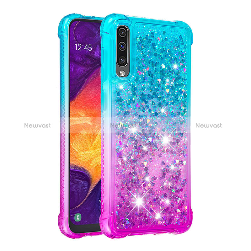 Silicone Candy Rubber TPU Bling-Bling Soft Case Cover S02 for Samsung Galaxy A50