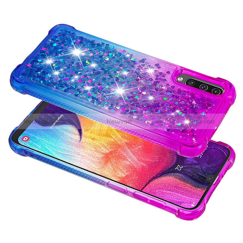 Silicone Candy Rubber TPU Bling-Bling Soft Case Cover S02 for Samsung Galaxy A50S