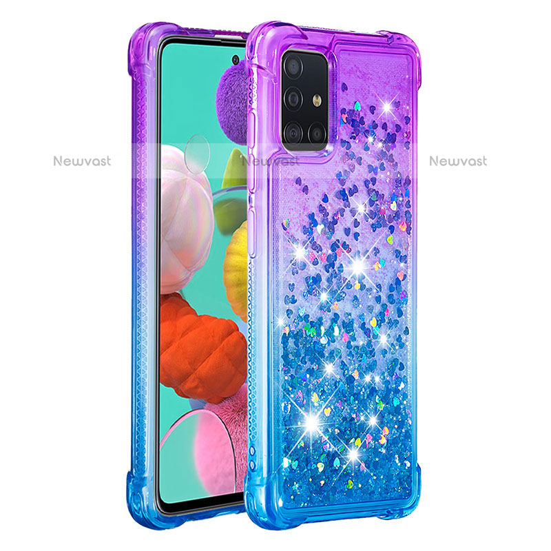 Silicone Candy Rubber TPU Bling-Bling Soft Case Cover S02 for Samsung Galaxy A51 4G