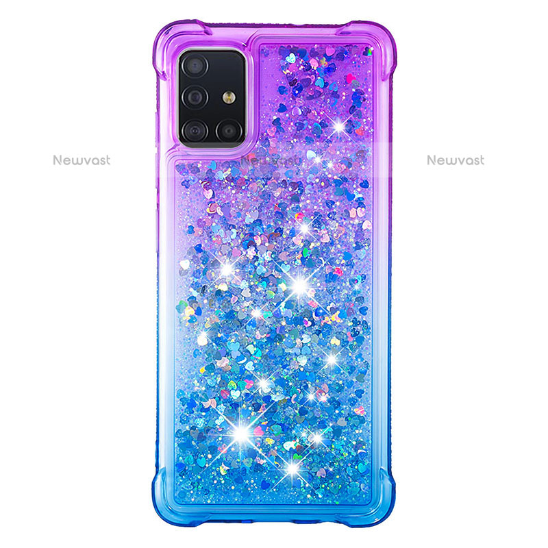 Silicone Candy Rubber TPU Bling-Bling Soft Case Cover S02 for Samsung Galaxy A51 4G