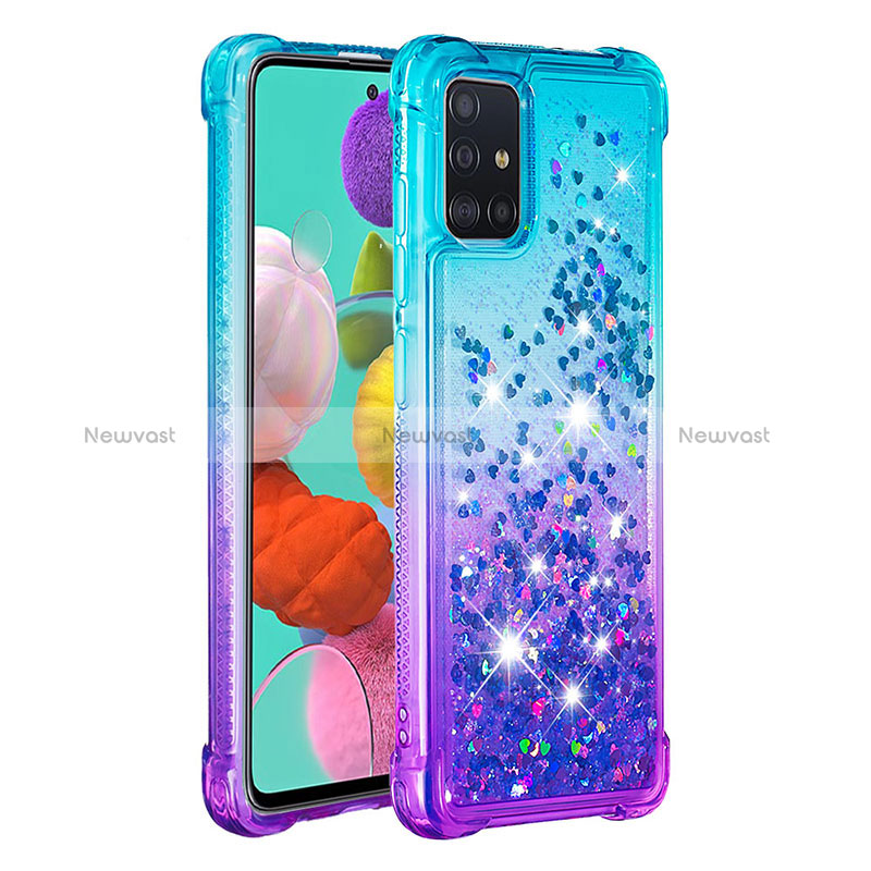 Silicone Candy Rubber TPU Bling-Bling Soft Case Cover S02 for Samsung Galaxy A51 5G