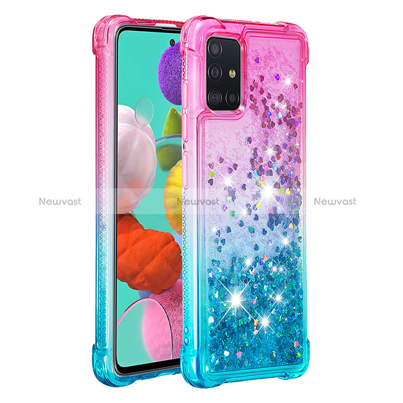 Silicone Candy Rubber TPU Bling-Bling Soft Case Cover S02 for Samsung Galaxy A51 5G