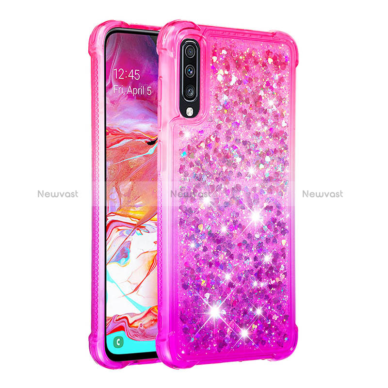 Silicone Candy Rubber TPU Bling-Bling Soft Case Cover S02 for Samsung Galaxy A70S