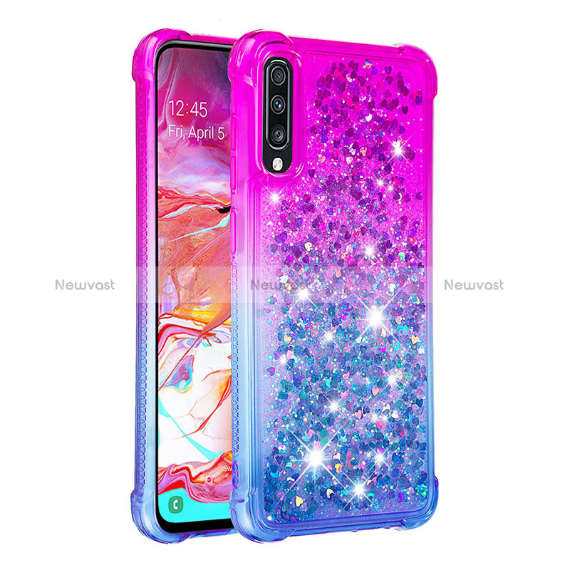 Silicone Candy Rubber TPU Bling-Bling Soft Case Cover S02 for Samsung Galaxy A70S