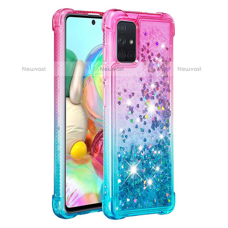 Silicone Candy Rubber TPU Bling-Bling Soft Case Cover S02 for Samsung Galaxy A71 4G A715