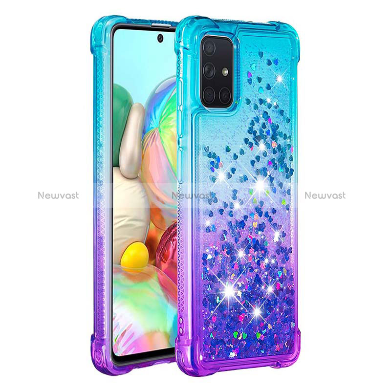 Silicone Candy Rubber TPU Bling-Bling Soft Case Cover S02 for Samsung Galaxy A71 5G