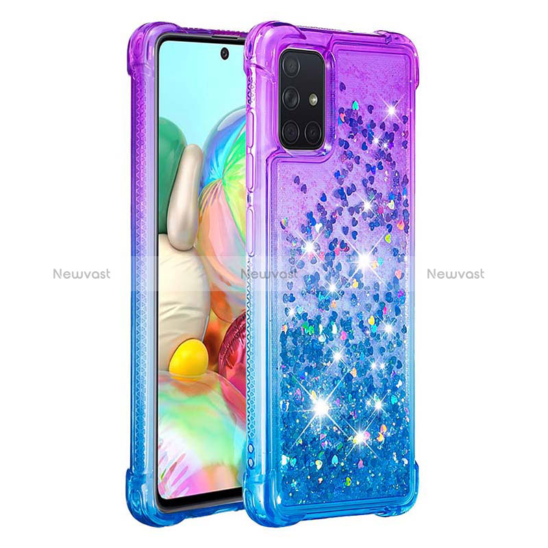 Silicone Candy Rubber TPU Bling-Bling Soft Case Cover S02 for Samsung Galaxy A71 5G