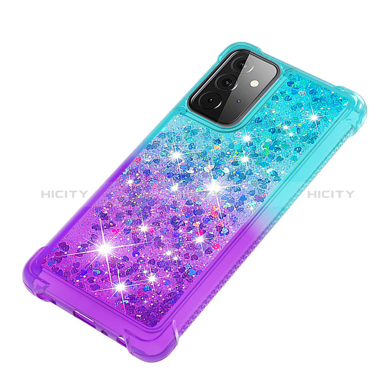 Silicone Candy Rubber TPU Bling-Bling Soft Case Cover S02 for Samsung Galaxy A72 5G