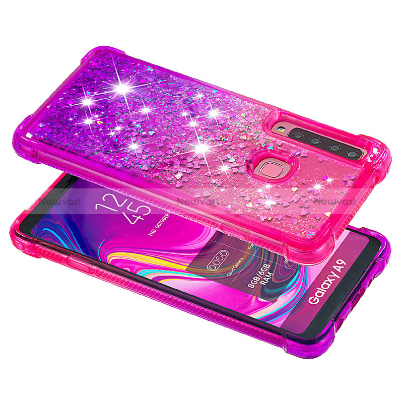 Silicone Candy Rubber TPU Bling-Bling Soft Case Cover S02 for Samsung Galaxy A9 Star Pro